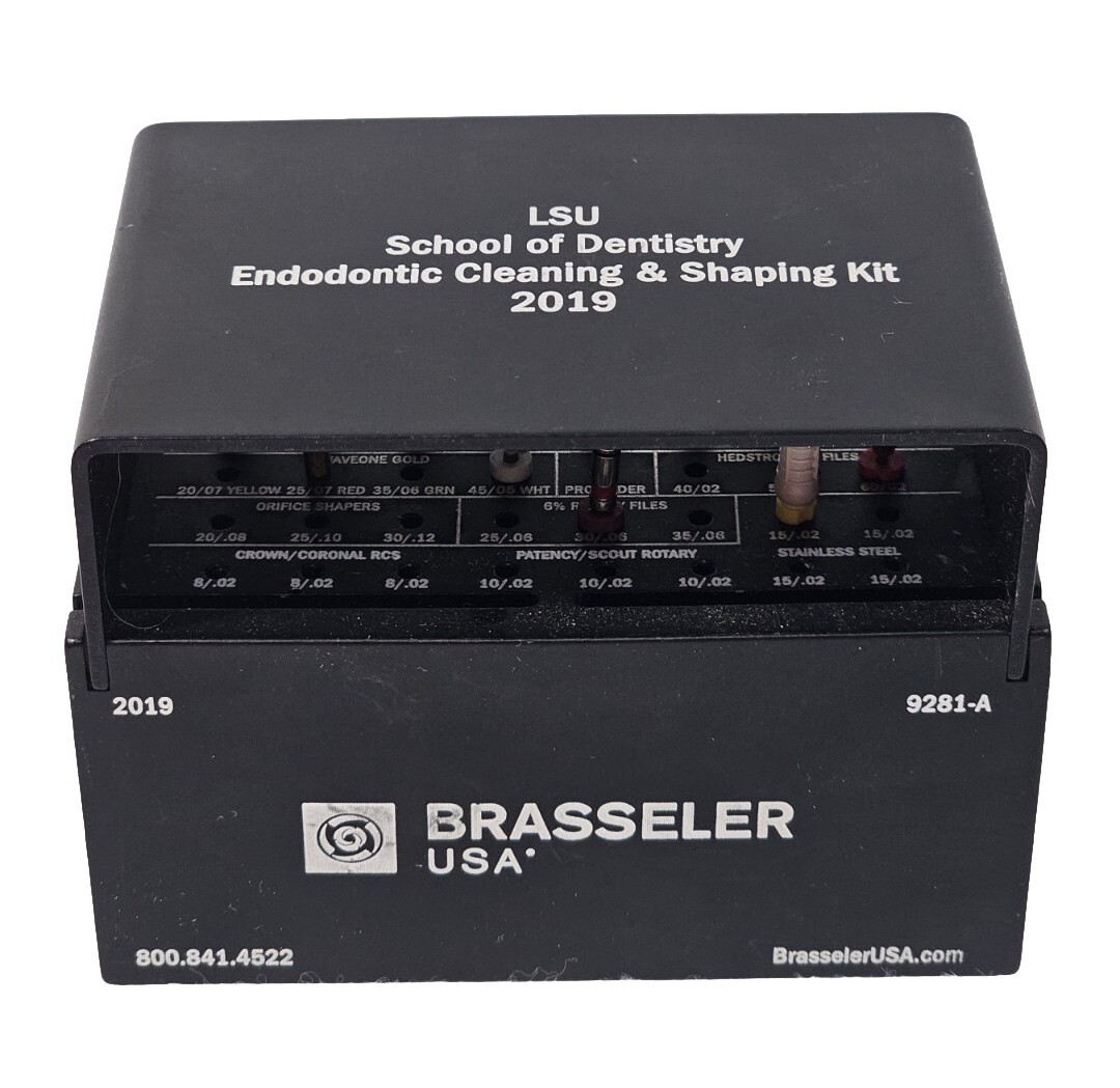 Brasseler USA Endodontic Cleaning Shaping Partial Kit LSU Dentistry School 2019