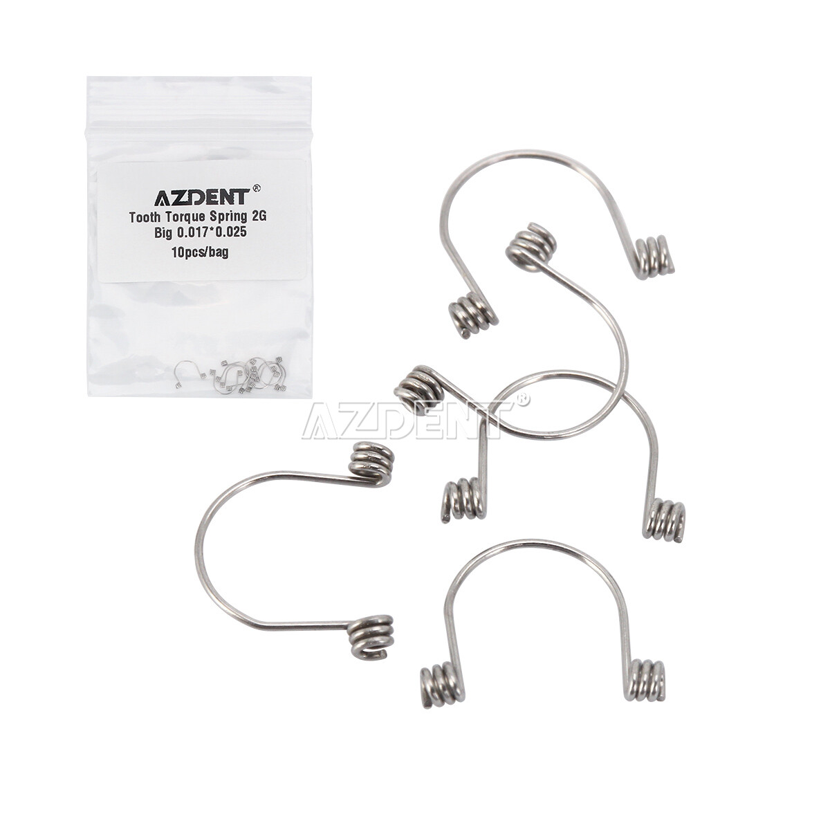 Dental Ortho Rectangular Diente anterior Torque Pequeño / Medio /Grande Resortes