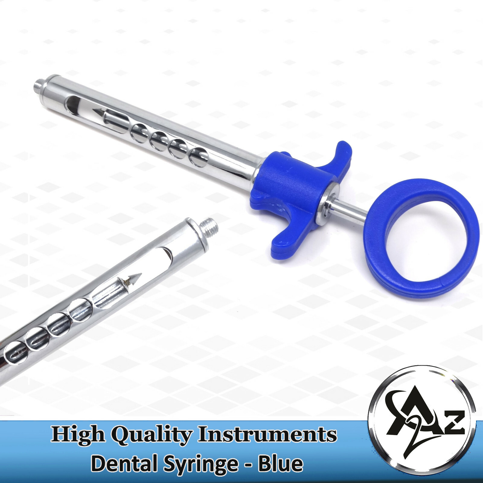 Dental Anesthetic Syringes Self-Aspirating 1.8ml Cartridge Auto Passive Blue