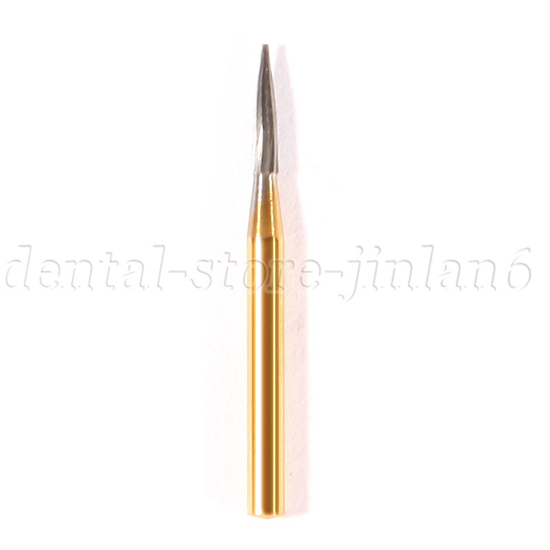10 pcs Dental Tungsten Steel Carbide Burs FG 7902 for High Speed Handpiece