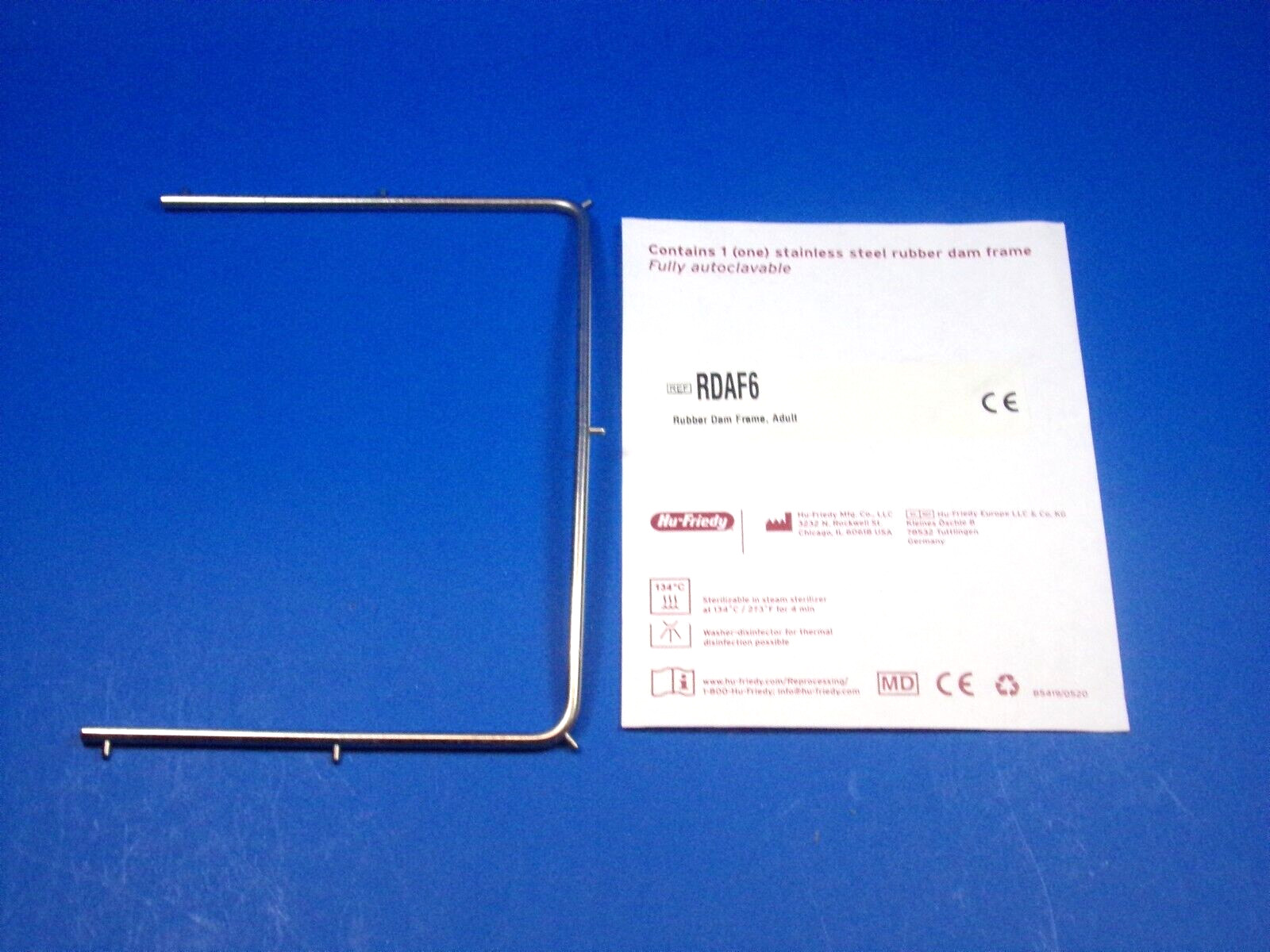 Dental Adult Rubber Dam Frame RDAF6 HU FRIEDY