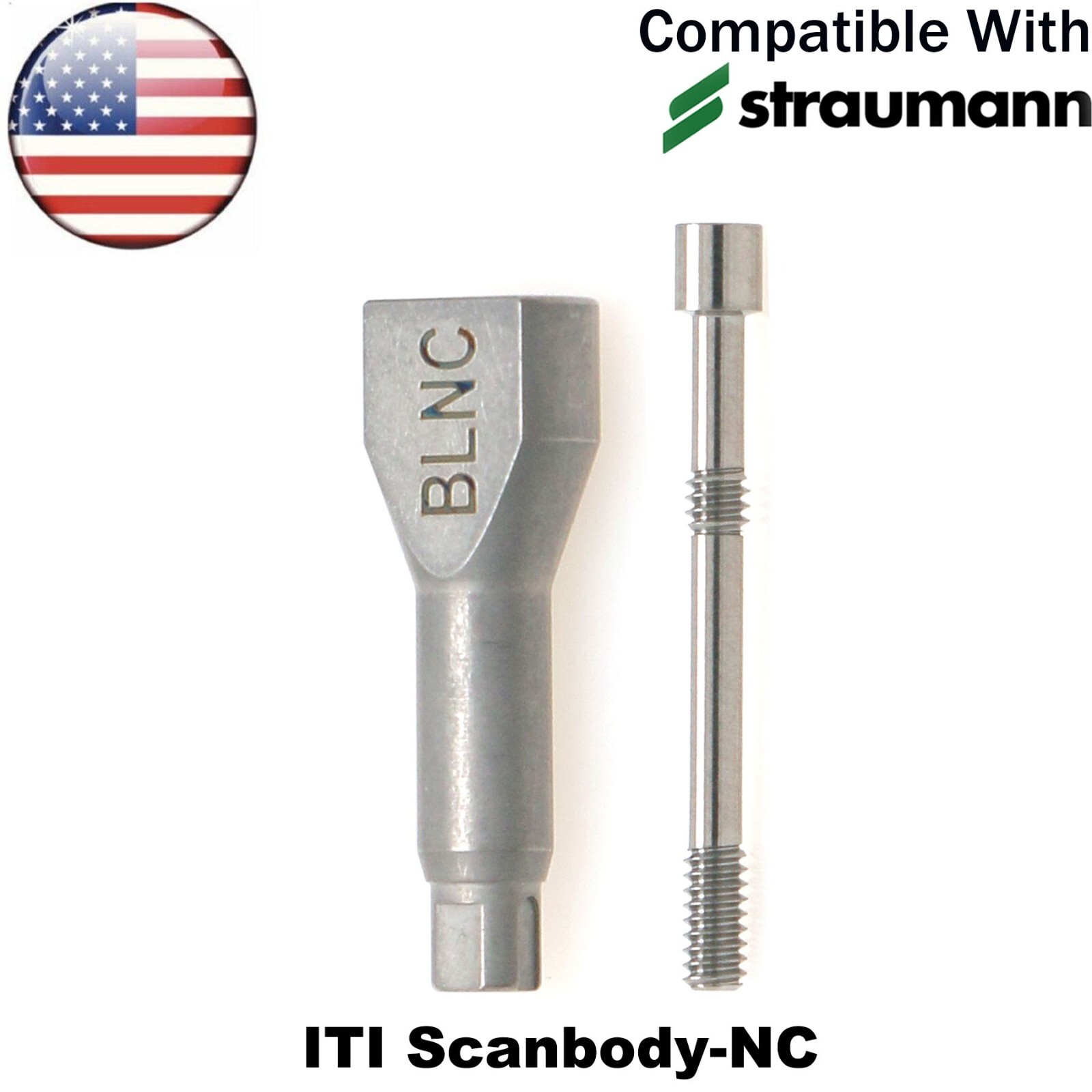 US ITl Dental CAD/CAM Lab Implant ScanBody Analog NC/RC Fit Straumann BL/BLT