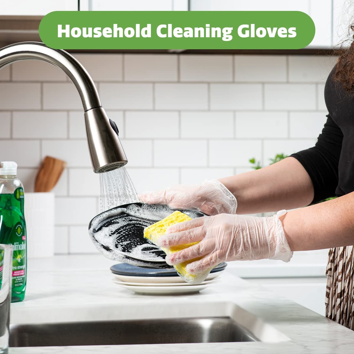 Comfy Package Disposable Vinyl Gloves – Clear, Latex-Free, Powder-Free, BPA-…