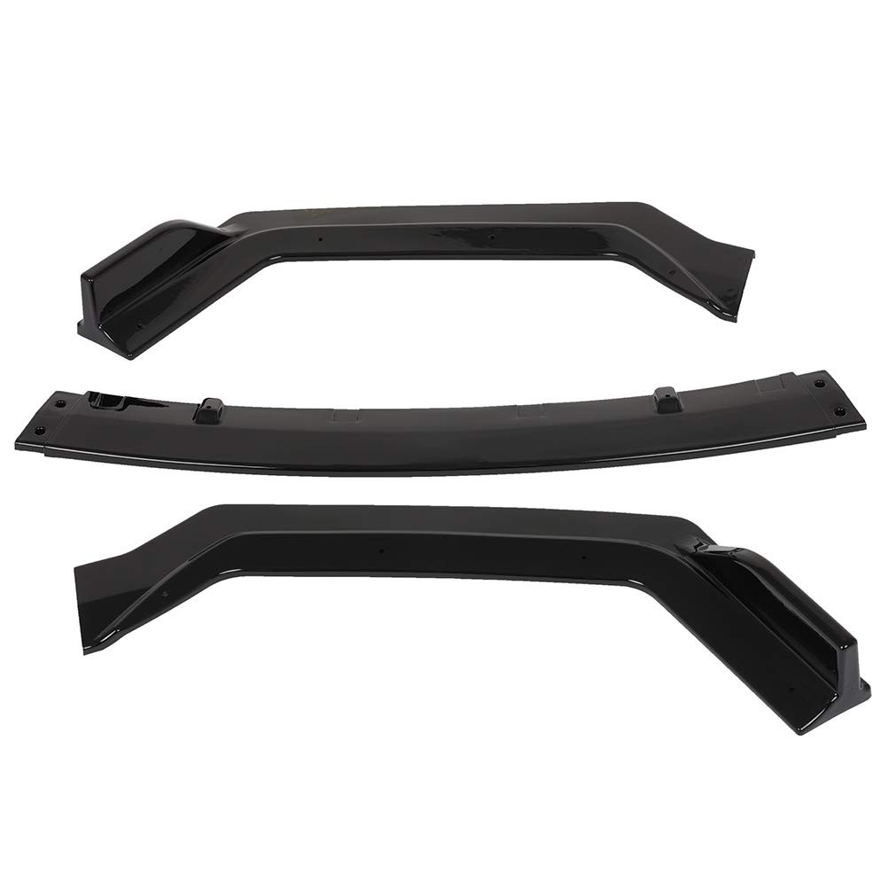 3PCS Front Lip Splitter Bumper ABS Replacement for 2018-2020 Infiniti Q50 Sport