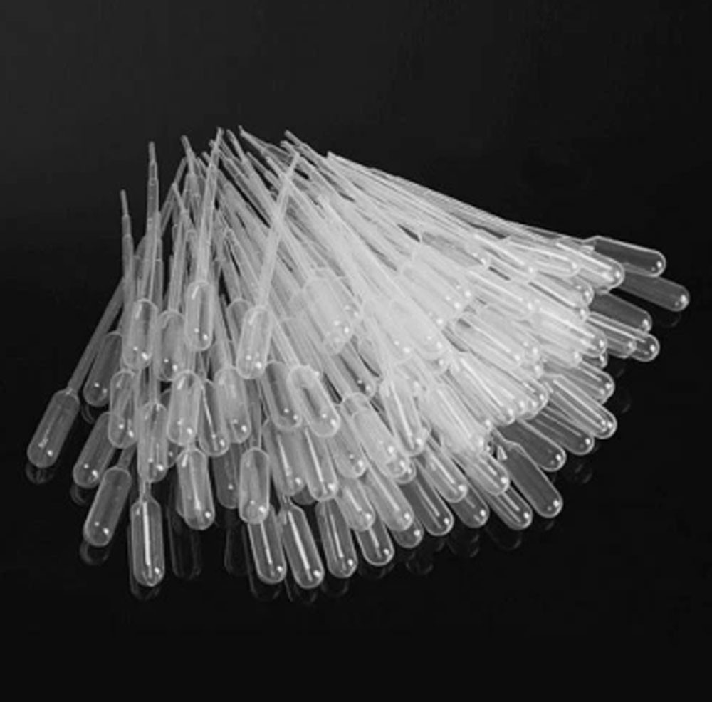 100-1000X 0.2ml Disposable Polyethylene Eye Dropper Transfer Graduated Pipettes