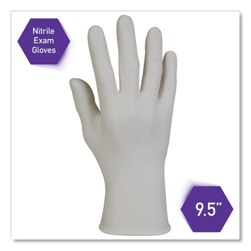 Kimtech STERLING Nitrile Exam Gloves, Medium, 9.5″ Long, Sterling Gray, 200/Box
