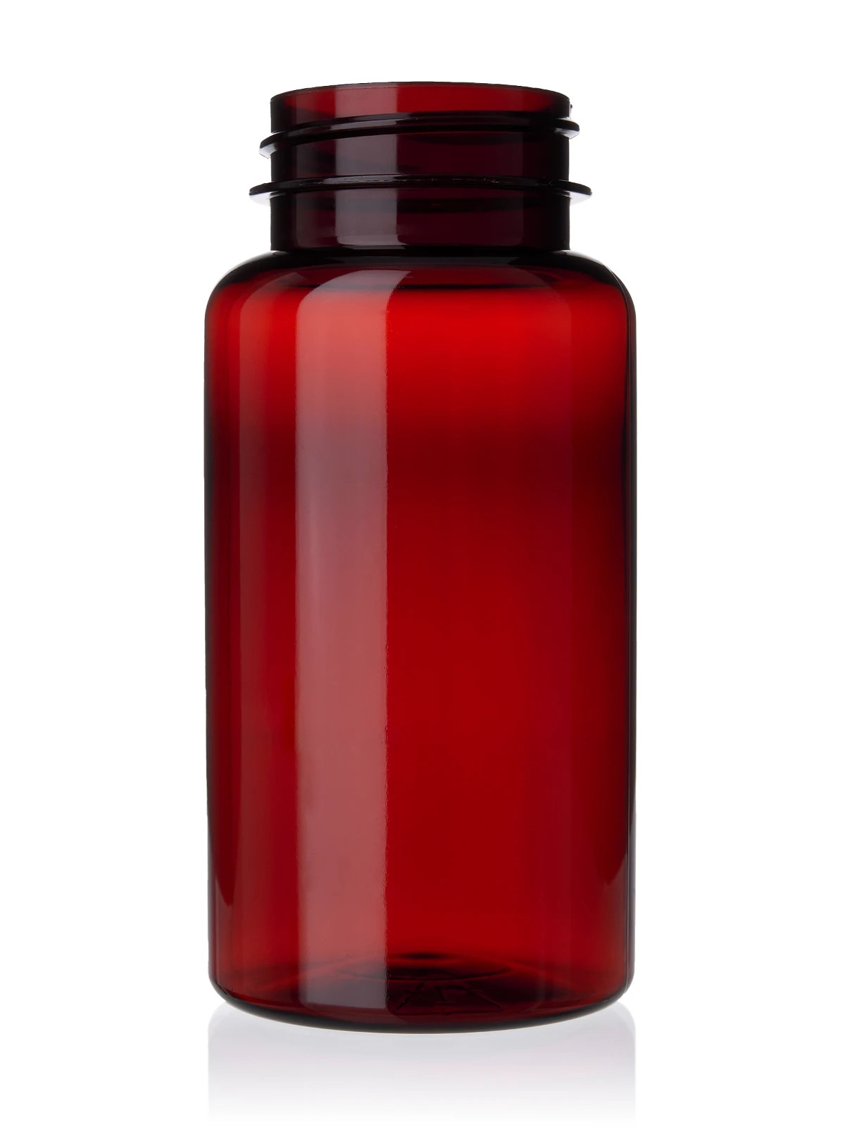 PET Packer Plastic Round Bottle Light Amber 150cc 38-400 Neck Finish 410 Pieces