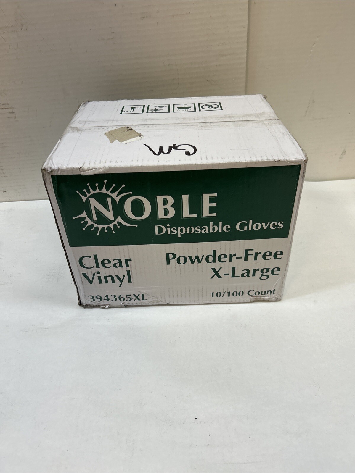 Noble Products X-Large Powder-Free Disposable Vinyl Gloves 10pks of 100
