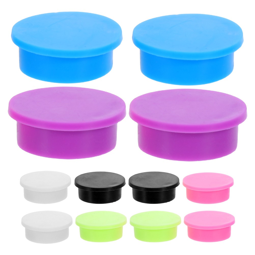 12Pcs Protective Vial Caps Six Colors for Organization and Leakproof Storage