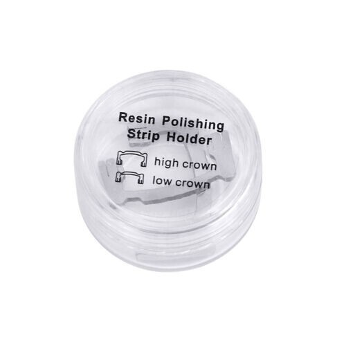 2 Pcs/Box Dental Polishing Strips Holder Resin Sanding Sticks High + Low Tool