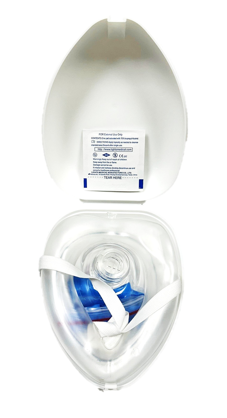 Dealmed CPR Rescue Pocket Mask Kit in Hard Case (1 Count)