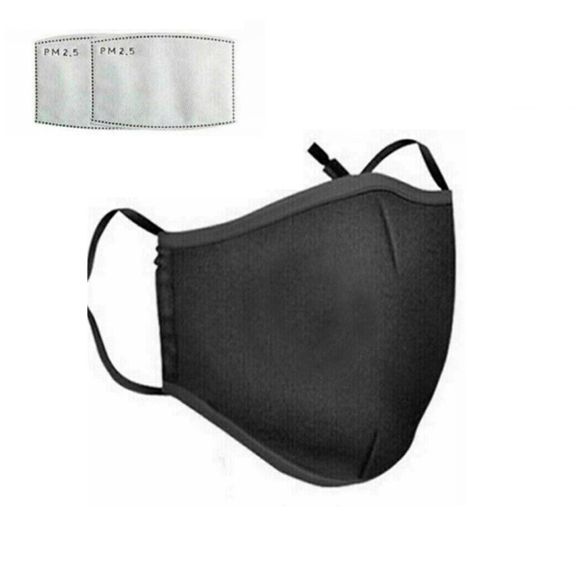 Non-Medical Reusable Cotton Mask with 2 filters