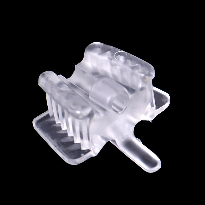 Dental Silicone Bite Block With Saliva Ejector Hole Mouth Opener Cheek Retractor