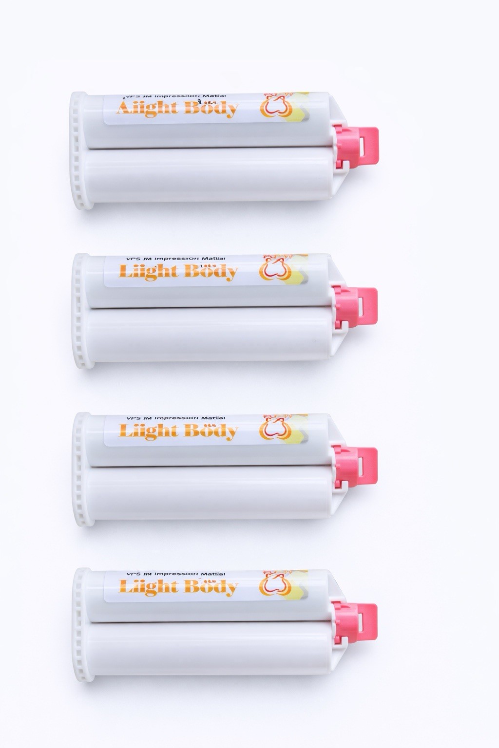 Dental Impression Material Light Body Fast Set VPS 4X50ml Cartridges