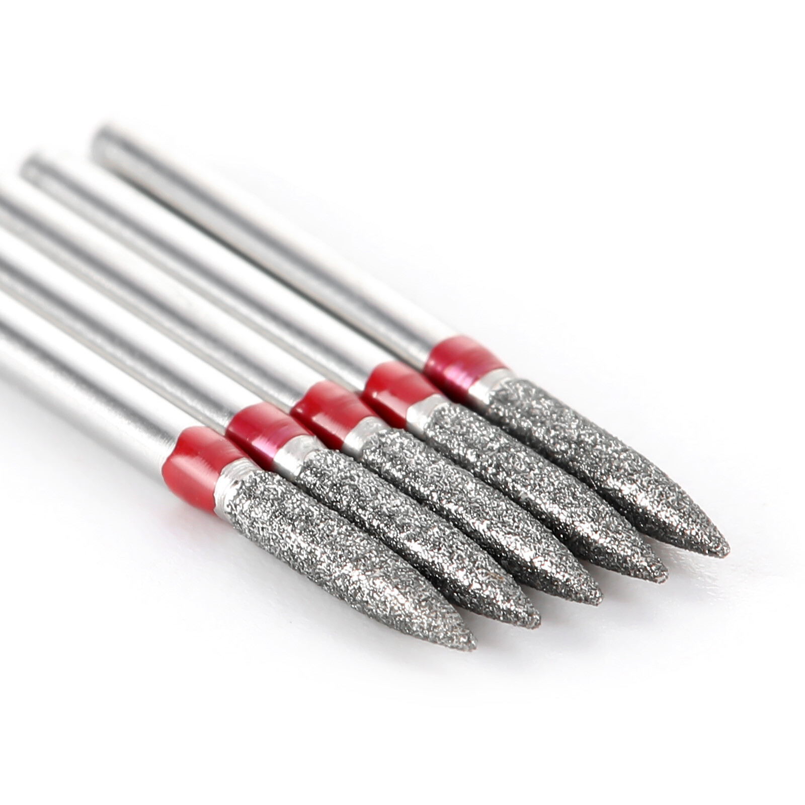 JMU Dental Diamond Burs Flame Shape Fine Grit/Extra Fine fit High Speed Handpiec