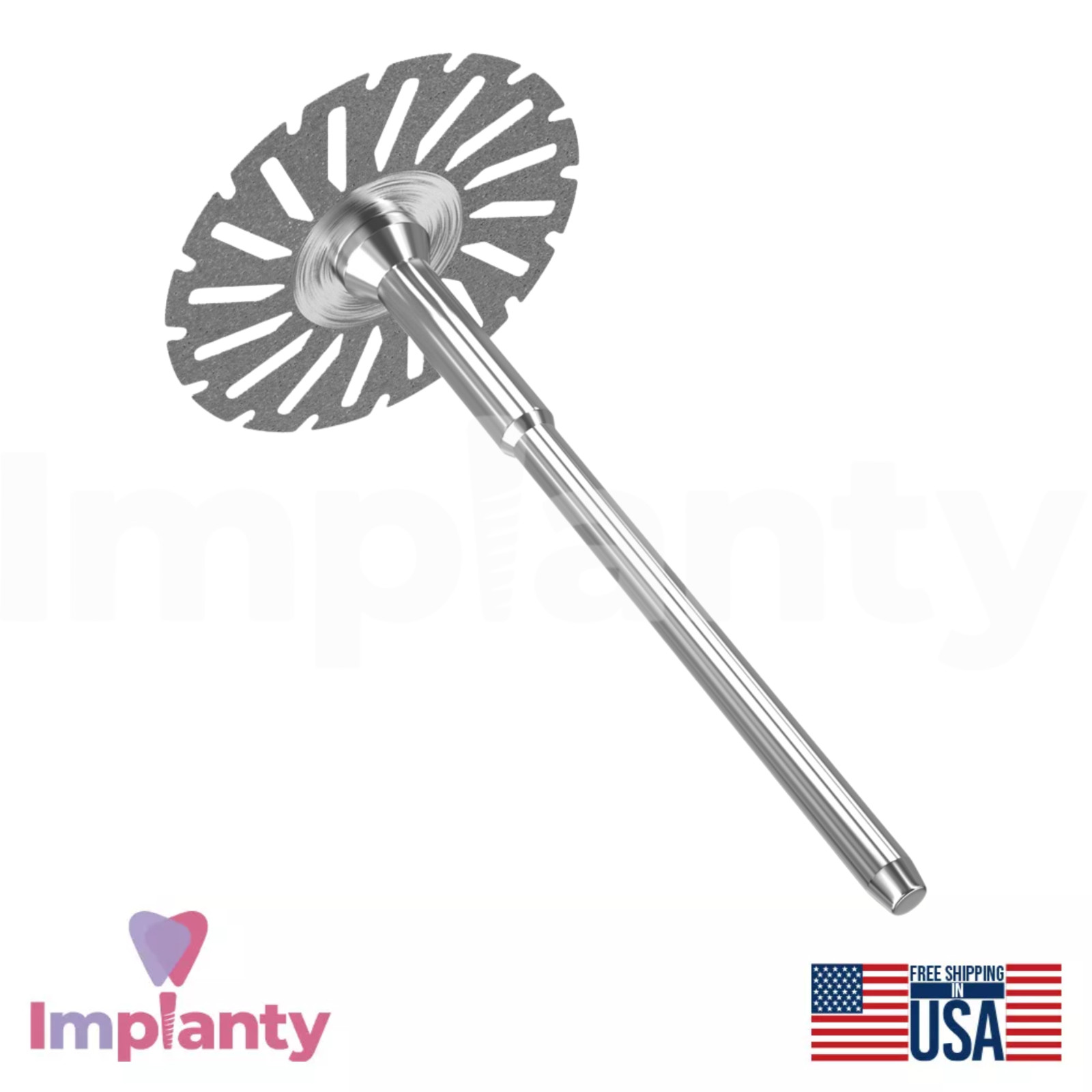 Coarse Grit Diamond Coated Separator IPR Flexi Disc With Slots T5 Ø22mm T0.29mm