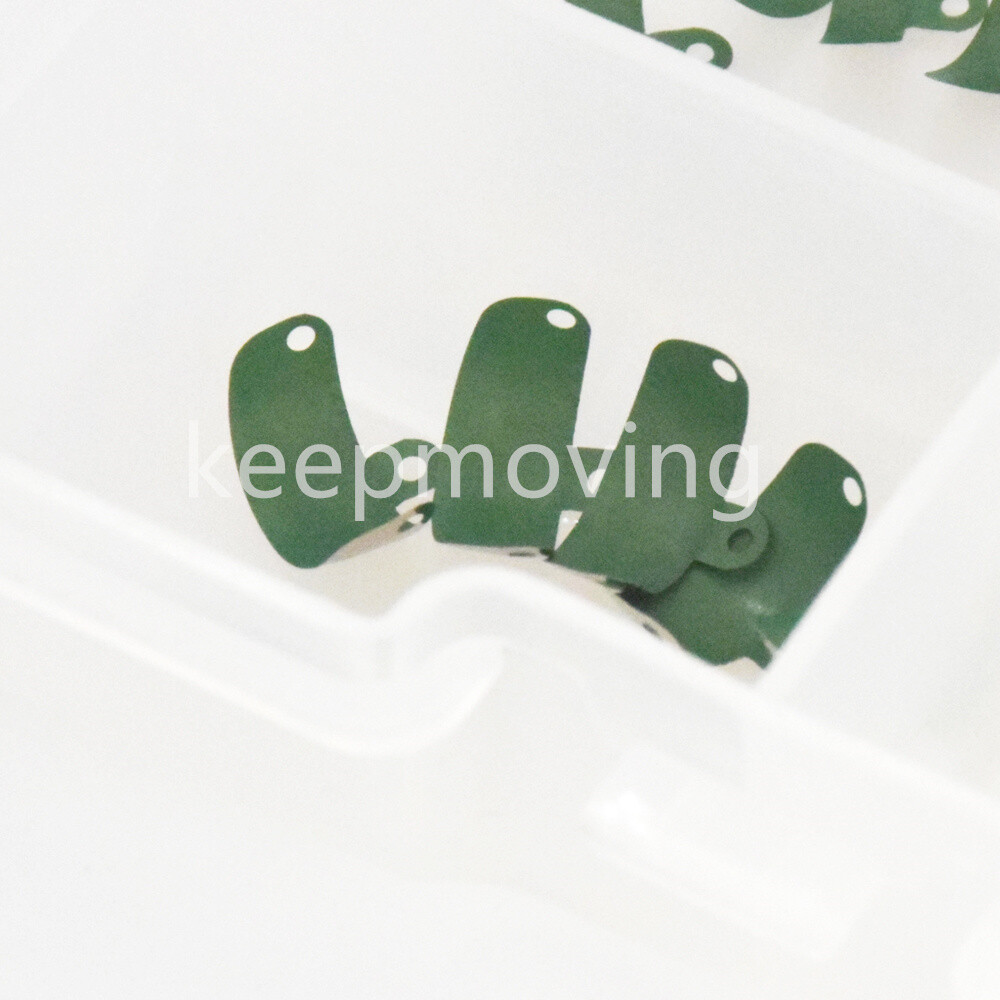 Dental Matrix Bands Non-Stick Composite Matrices Green Teflon Coating Matte