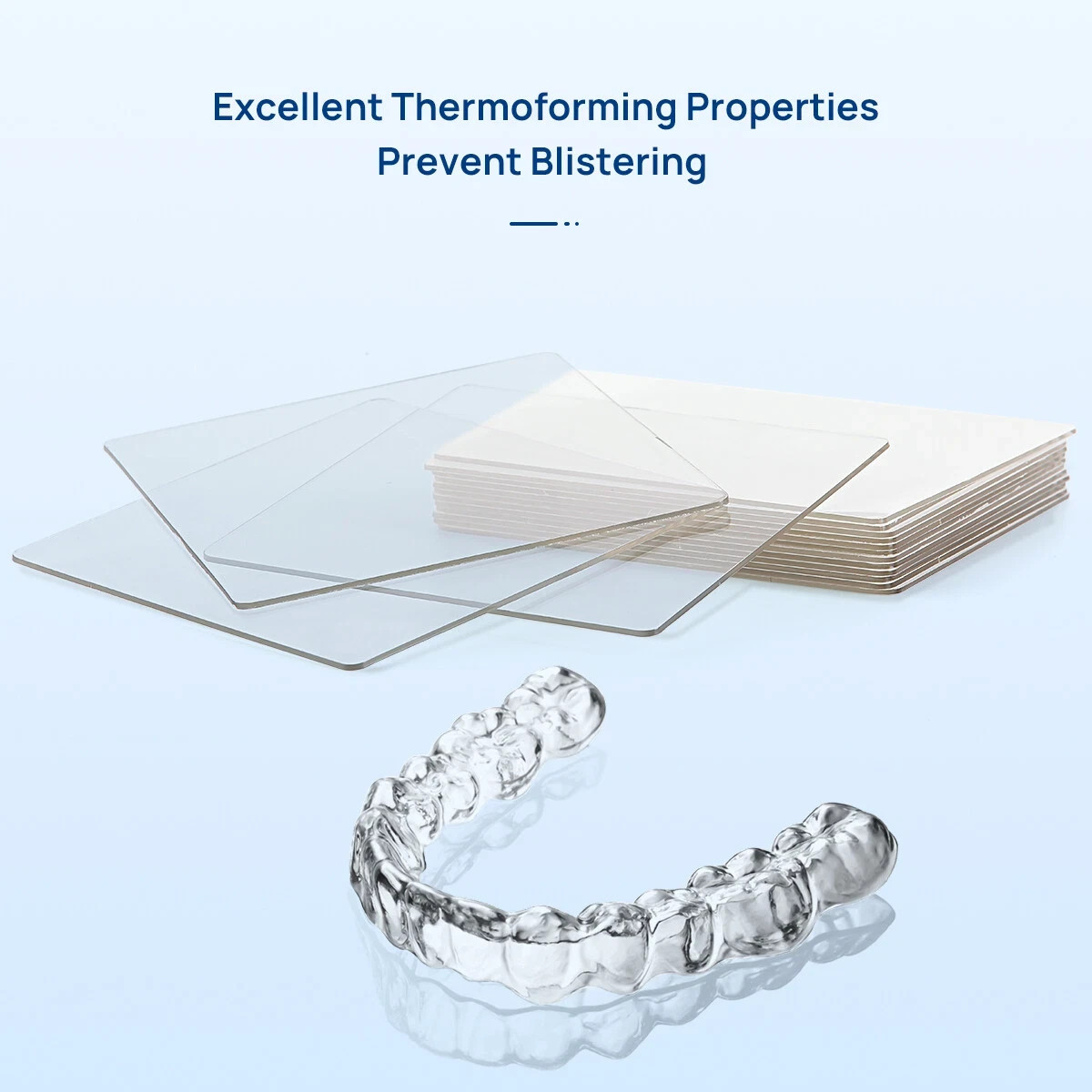 Dental Lab Splint Thermoforming Material For Vacuum Forming Hard 1.0/1.5/2.0mm