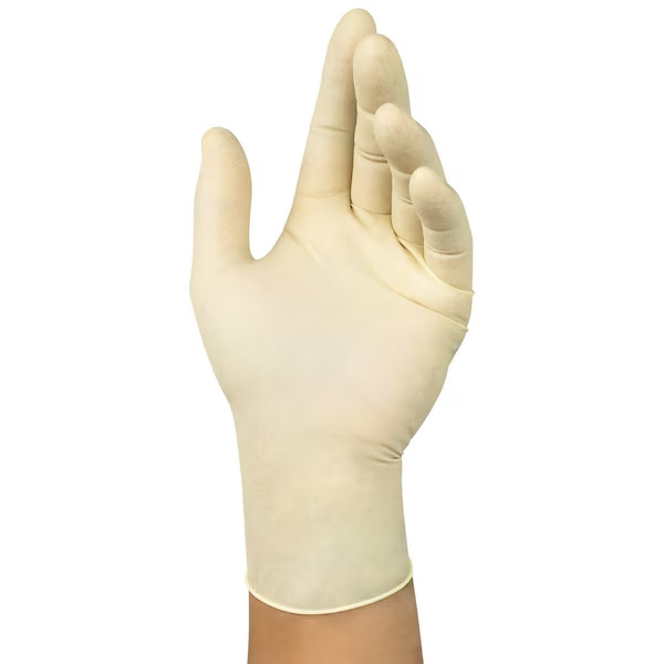 Microflex MF-300 Diamond Grip Latex Exam Gloves Powder Free Sz L 9 PK100 Box