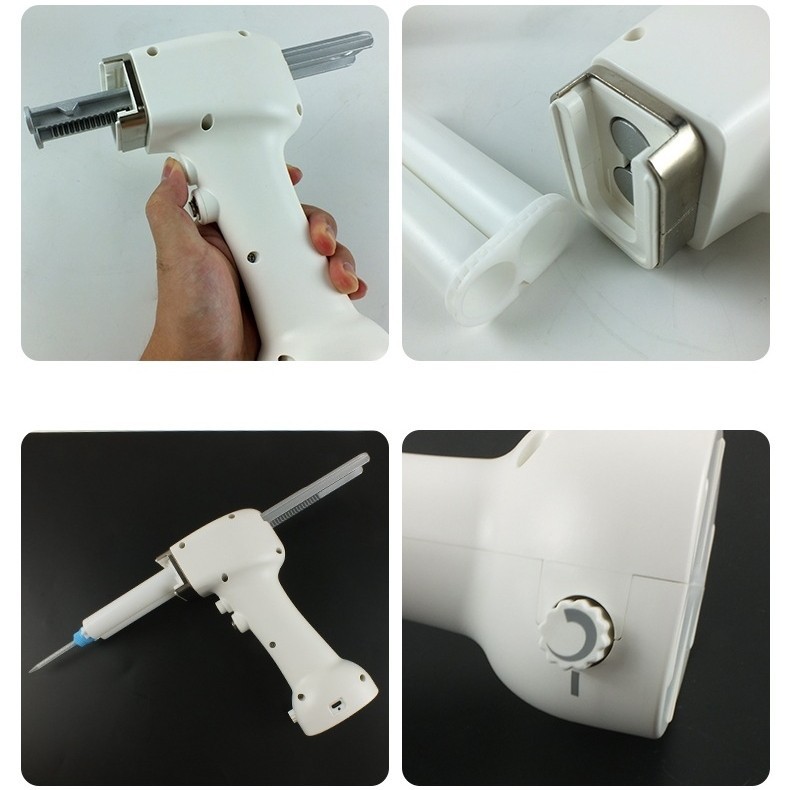 Automatic 5ml Dental Electric Dispensing Gun 1:1/2:1 Impression Mixing Dispenser