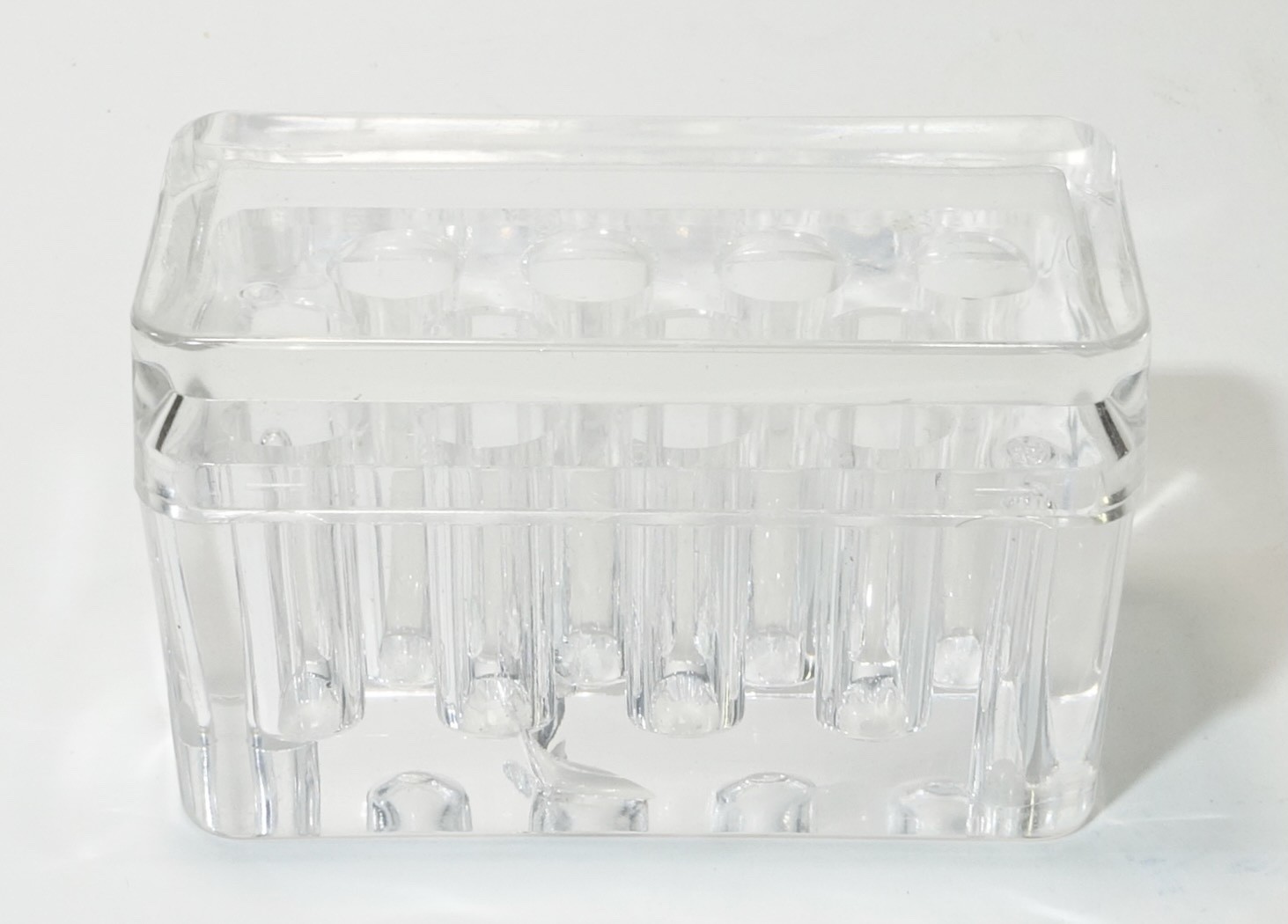 Acrylic Safety Shield for Beta Radiation Holder Rack for 8 Microcentrifuge Tube