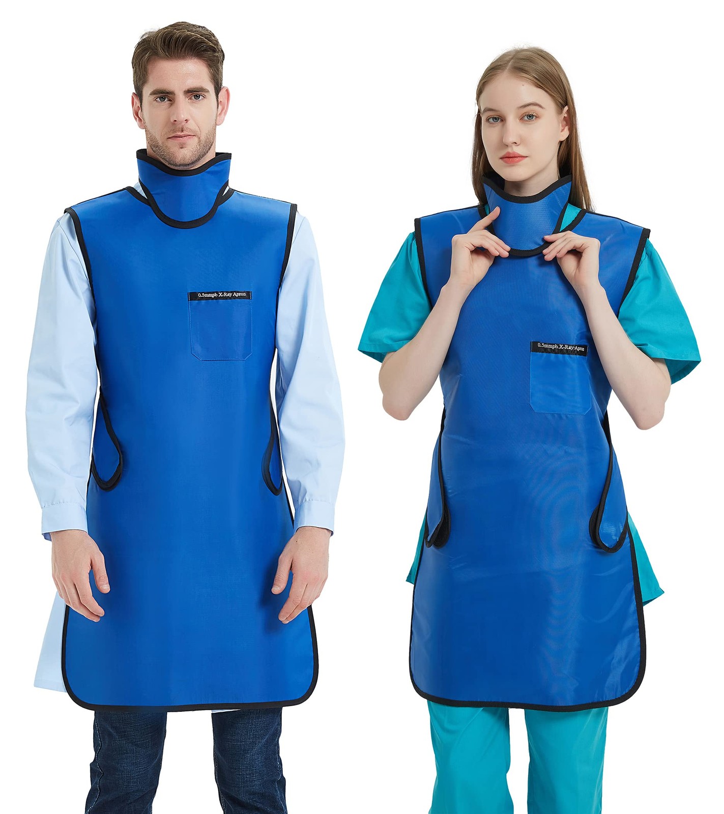 0.5mmpb Xray Lead Apron for Xray with Thyroid Shield Collar,Lead Gown,Dental Xra