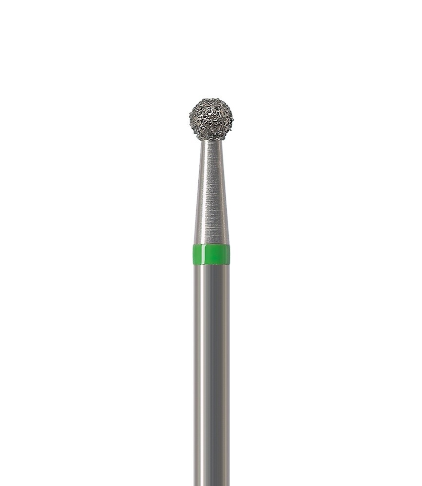 *5-Pieces* NTI Diamond Bur Friction Grip Shank Coarse Round 801-018C-FG