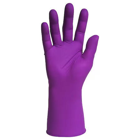 Ansell 62764 Kimtech Polaris, Disposable Gloves, 7.5 Mil Palm, Nitrile,