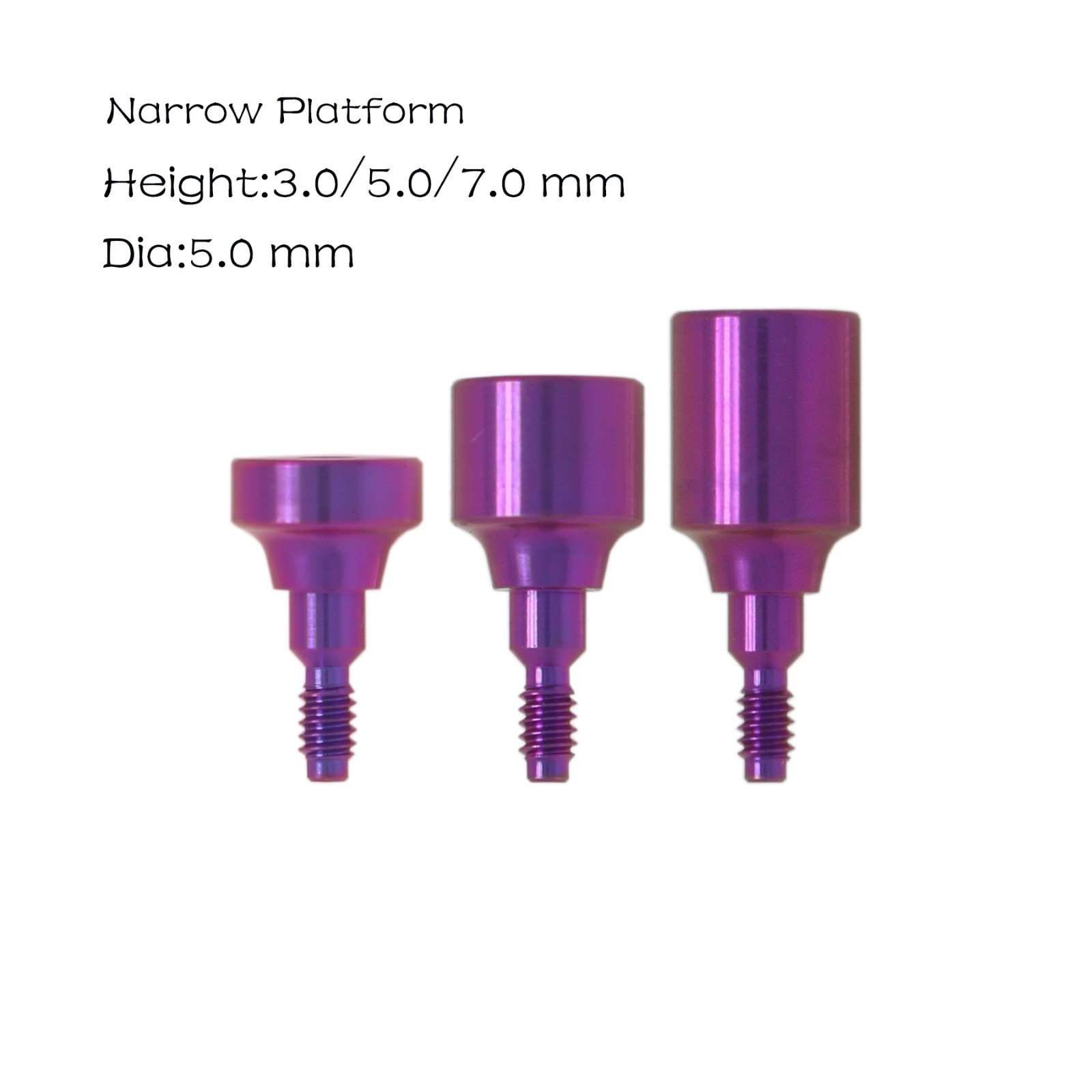 20Pcs Nobel Dental Healing Abutment Conical Connection fits Nobel Active NP/RP