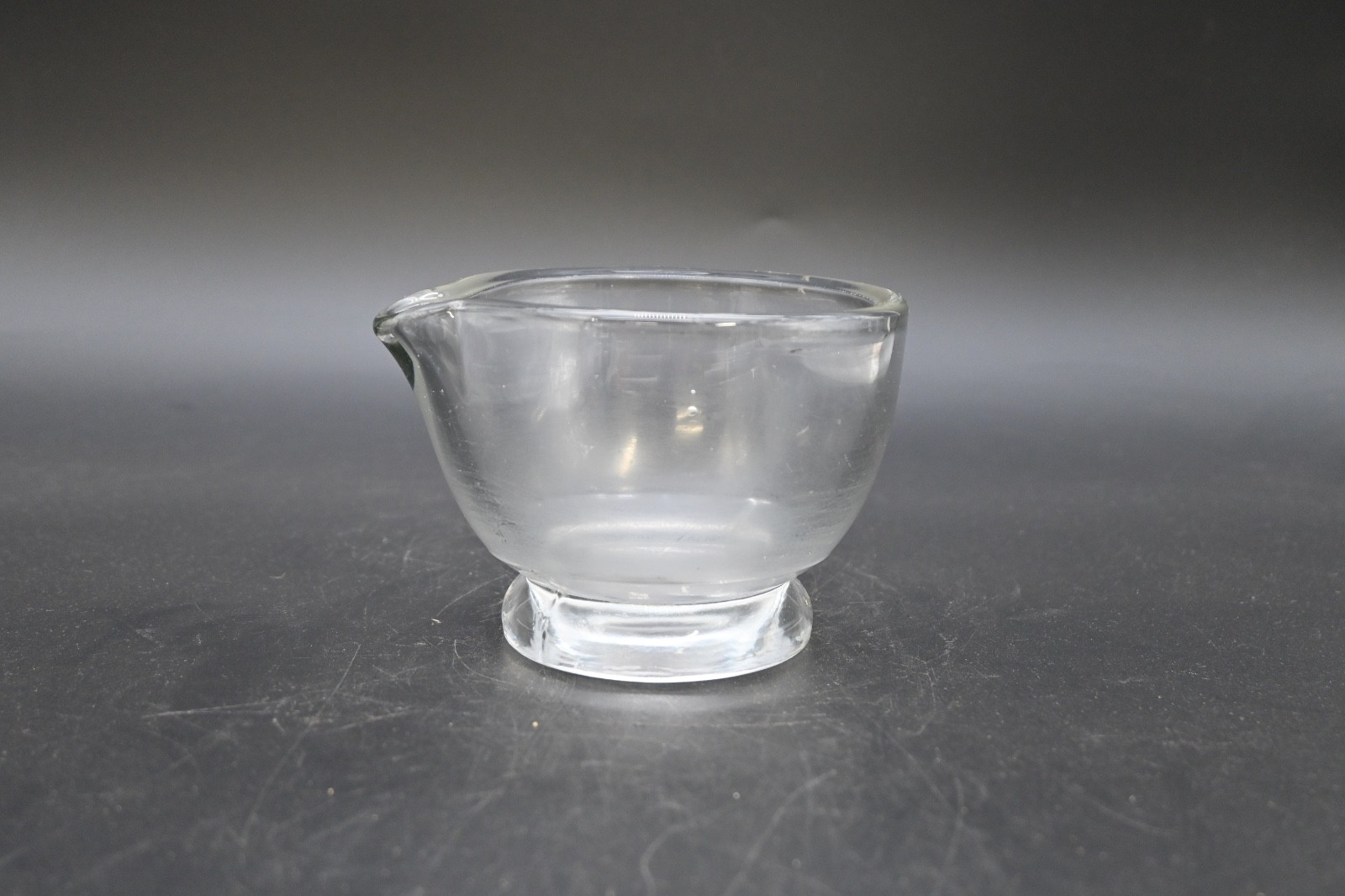 Vintage Laboratory 8oz Glass Grinding Mortar (Mortar Only, No Pestle)