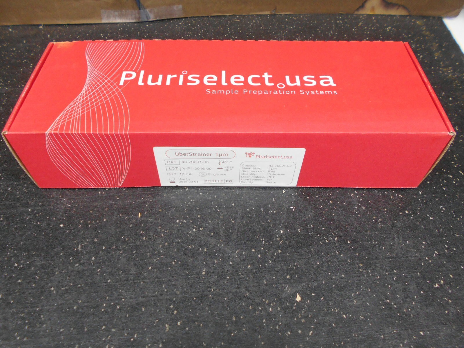 PLURISELECT 1µm UBERSTRAINER 43 70001 03 STERILE BOX OF 10