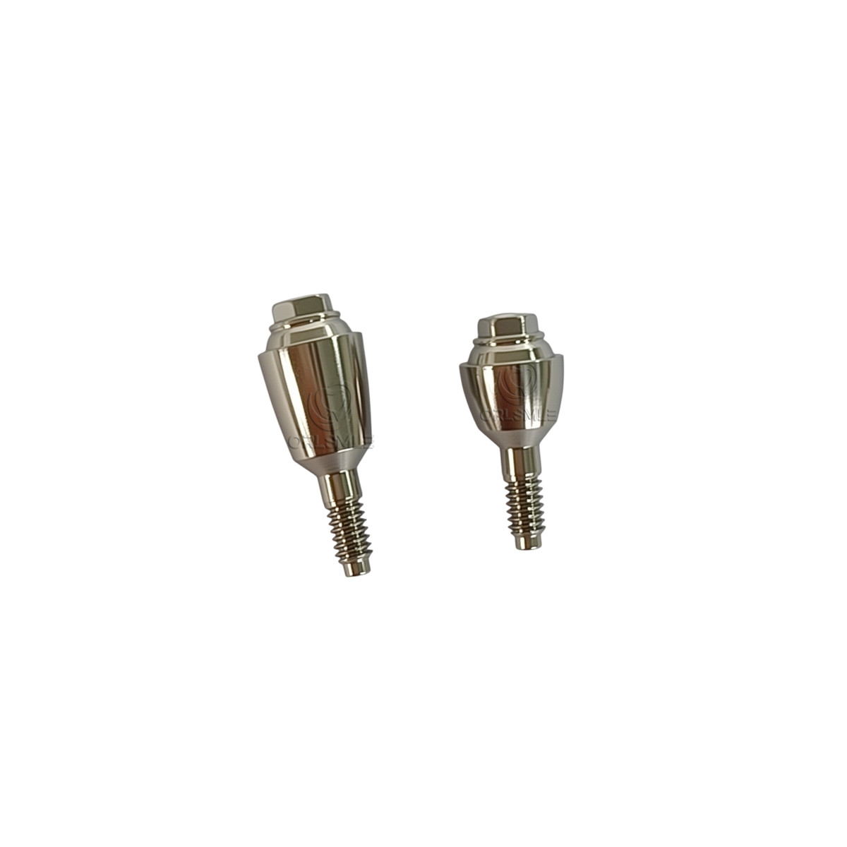 5 pcs Titanium Straight abutment for Multi unit fit to MIS Seven platform D4.8