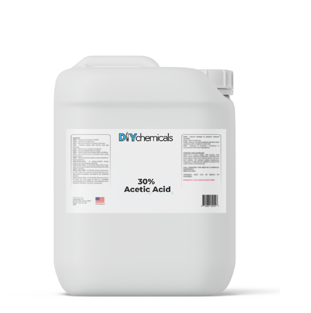 DIYChemicals 30% Acetic Acid Solution – Industrial Grade, Highly Concentrated