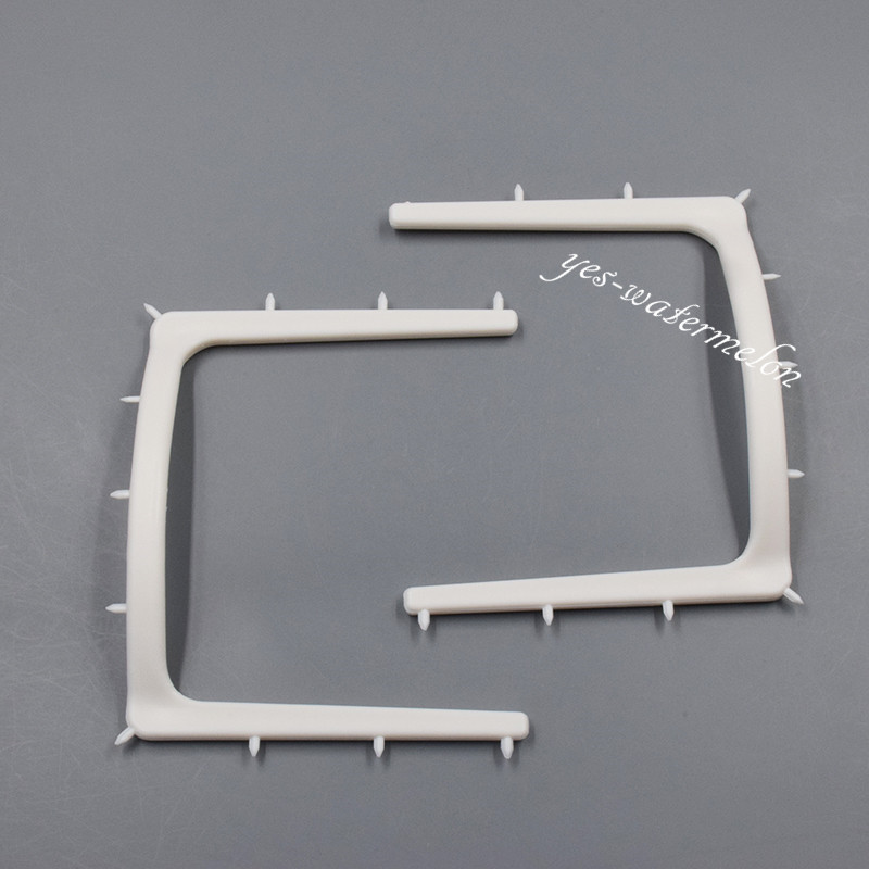 10 Pcs Dental Autoclavable Plastic Rubber Dam Frame Holder U Shape Adult White