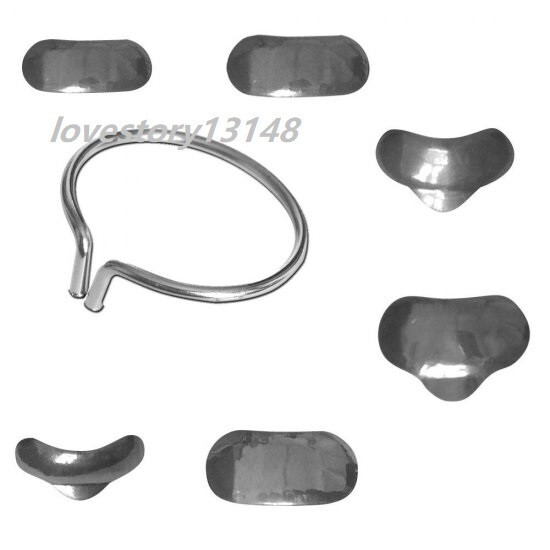 Dental Sectional Contoured Matrices Full Matrix Kit 100Pcs 35 μm Hard + 2 Rings