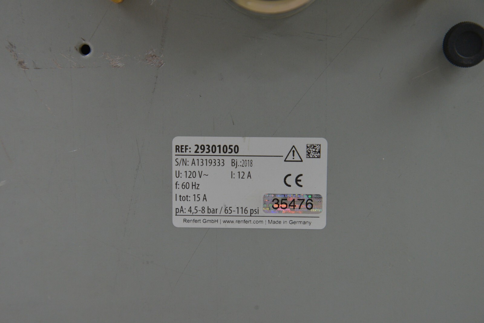 Renfert Silent TS2 Two Workbench Dental Extraction Unit 29301050 120V TS 2