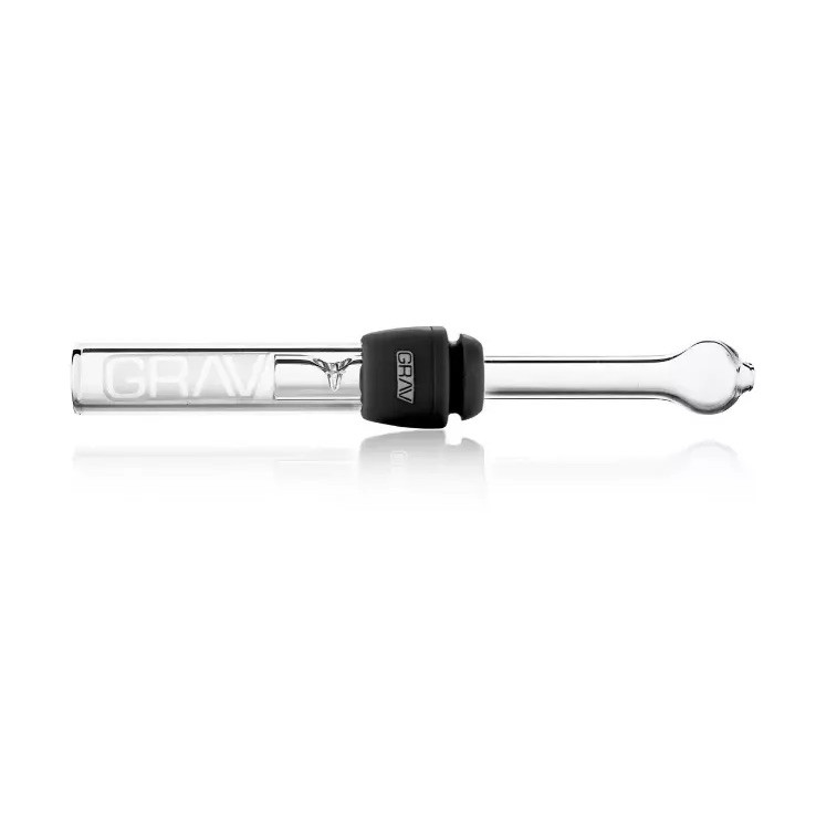 GRAV® GLASS BLUNT W/ SILICONE GROMMET – ASSORTED COLORS, 4” Easy To Clean