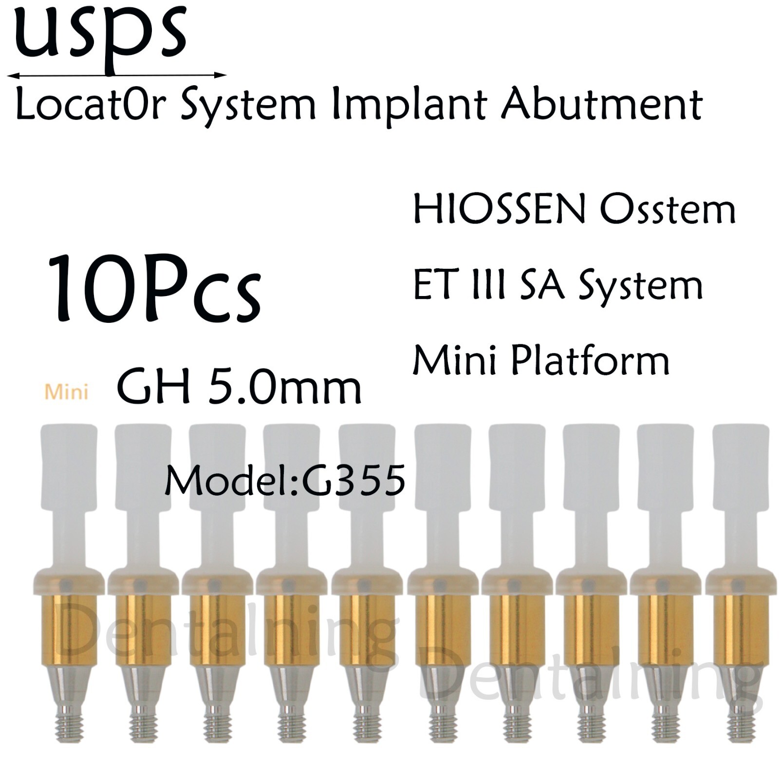 US HIOSSEN ET III SA/Osstem/DIO UF/Snucone Mini Locator Abutment For 1-6mm