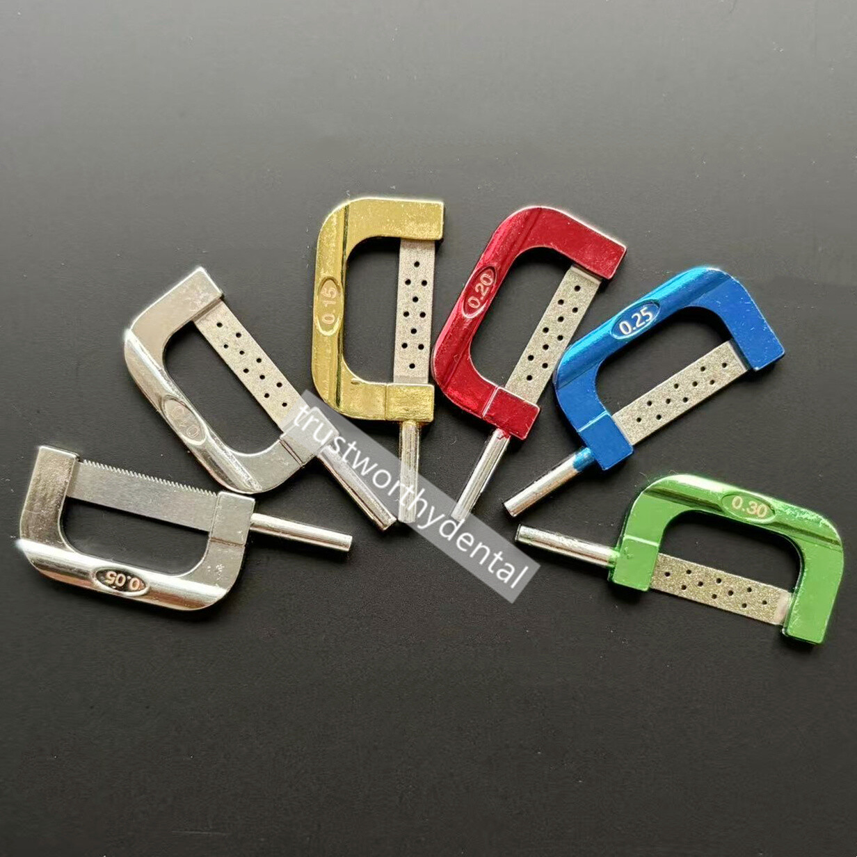 10Pcs Dental Interproximal Reduction Strips Orthodontic IPR Strips Polishing Saw