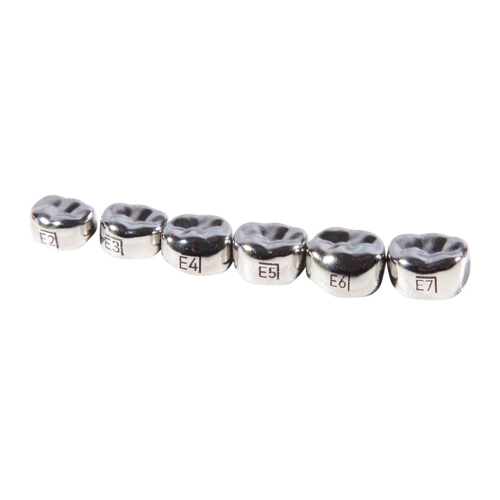 Dental Kid Primary Molar Crown Stainless Steel Pediatric Preformed 48 Size USA