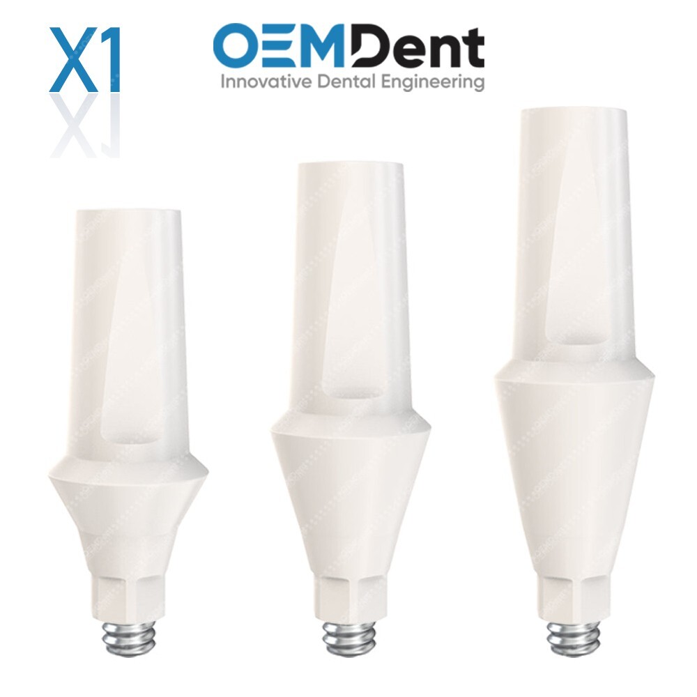 Peek Temporary Anatomic Straight Abutment Compatible NobelActive®️NP Conical