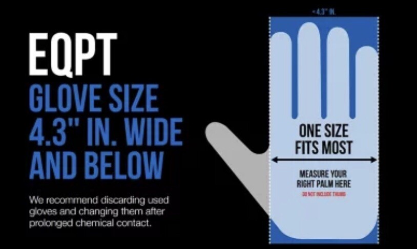 EQPT Blue Powder-Free Nitrile Gloves, 2 pk., 300 ct.
