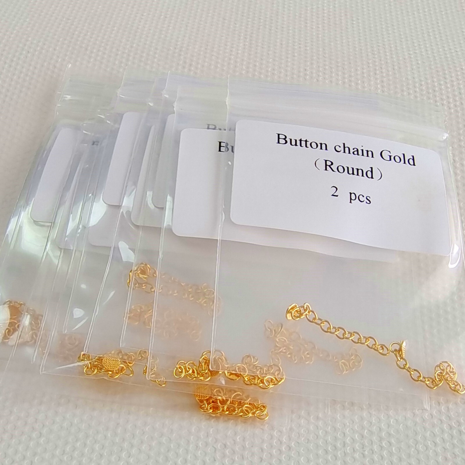 10Pcs Dental Orthodontic Traiction Chain Lingual Button Round Mesh 2Pcs/pack