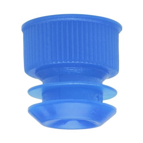 Karter Scientific Test Tube Cap, Flange Type, 16mm, Blue Color (Case of 10000)