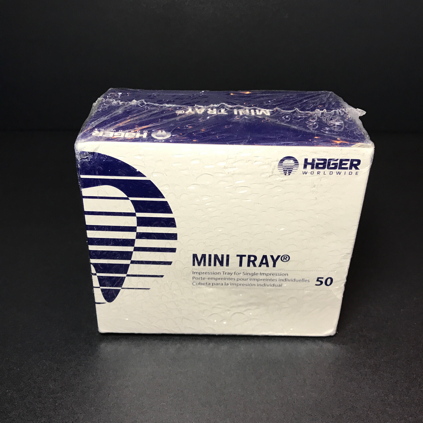 HAGER Mini Tray Single Impression Crown and Bridge Impressions 101102 50 Pack