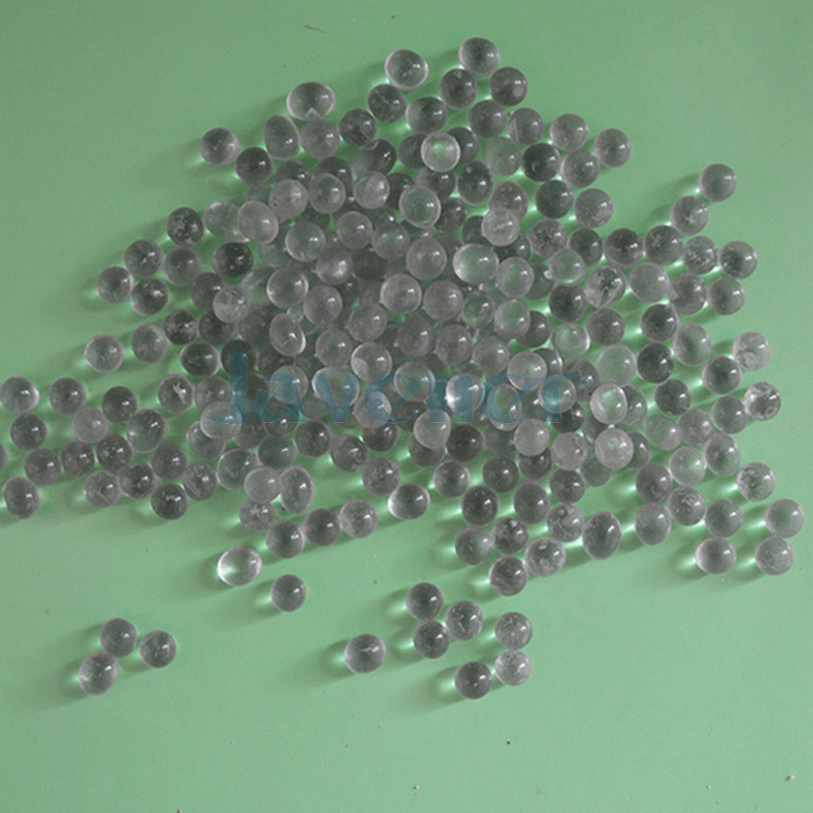 500g/bag 2-8mm Diameter Sanding Glass Ball Solid Round Beads Anti-boiling Lab