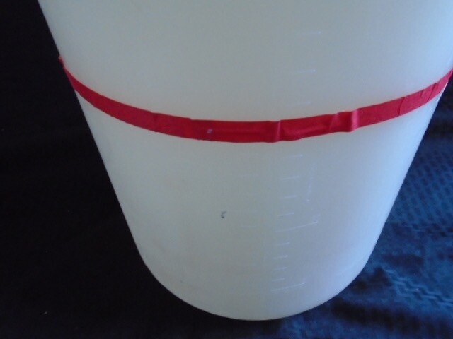 NALGENE 20L 5-Gallon Polypropylene Graduated White Carboy 3-Port Closure