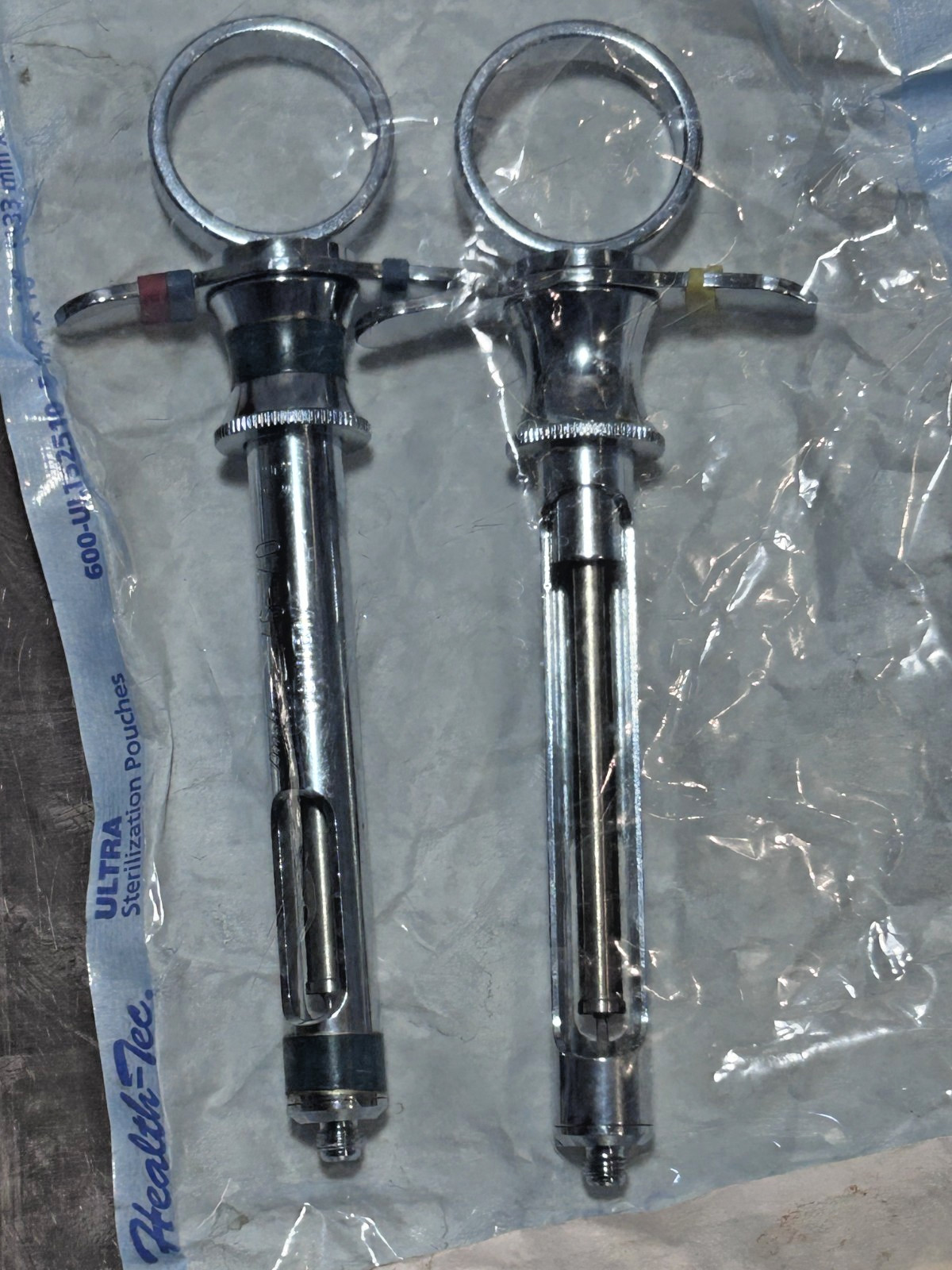 Miltex 07-91 Dental Aspirating Syringe 1.8cc and Cook-Waite Metal Wings Used