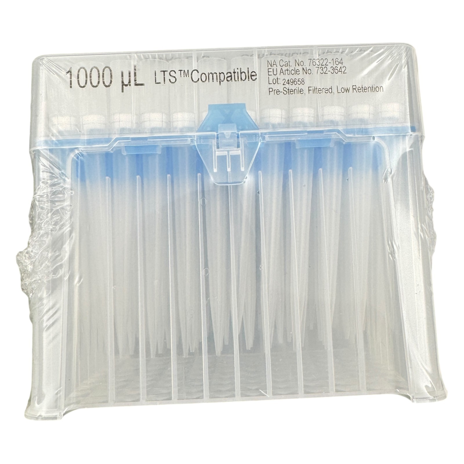 VWR 76322-164 LTS Compatible Pipet Tips 1000µl Filtered Low Retention