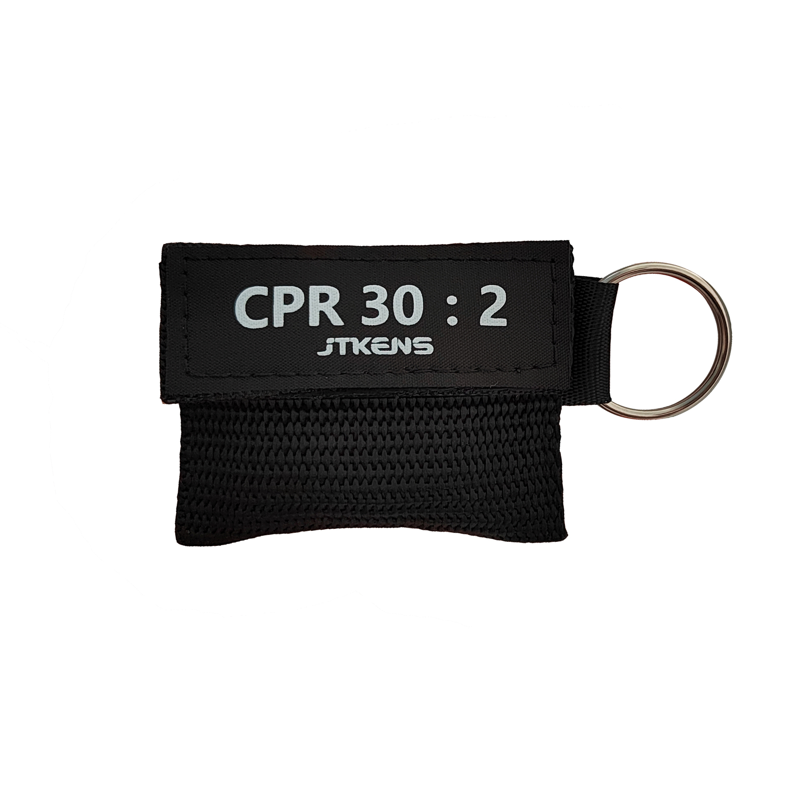 CPR Faceshield with One-Way Valve in Nylon Keychain Pouch First aid CPR Mask